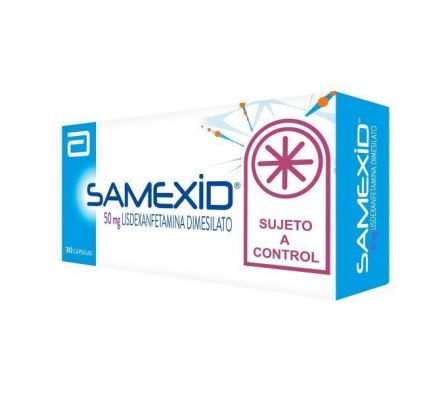 SAMEXID 50 MG.CAJA X 30 CAPS.