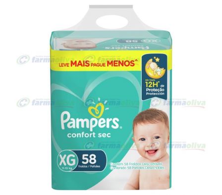 PAMPERS CONFORT SEC  XGD 58 UNID