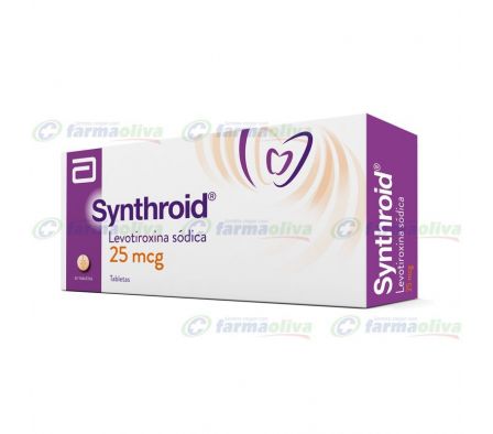 SYNTHROID 25 MG CAJA X 30 COMP