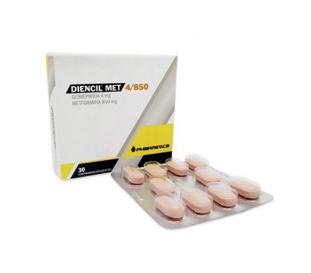 DIENCIL MET 4/850 MG CAJA X 30 COMP.