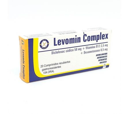 LEVOMIN COMPLEX  CAJA X 20 COMPRIMIDOS