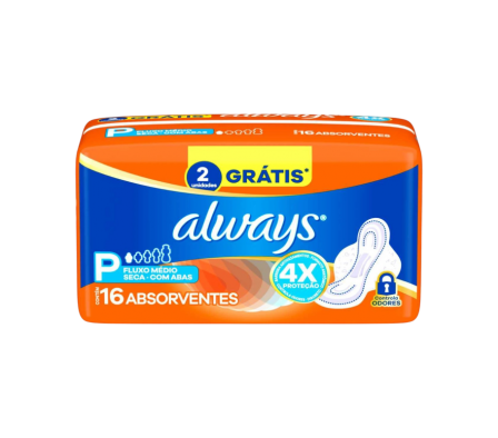 ALWAYS SUPER PROTECCION SECA C/ALAS  X 16/12