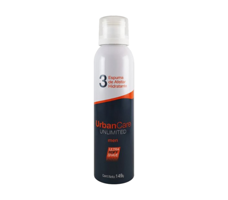 URBAN UNLIMITED ESPUMA DE AFEITAR  149GR