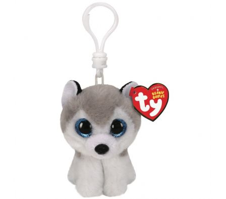 TY BEANIE BOOS BUFF HUSKY CLIP