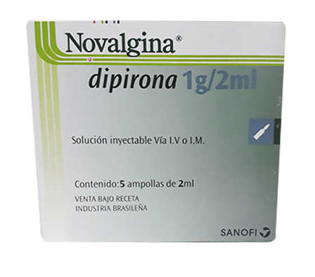 NOVALGINA INY 500MG (5)  X UNIDAD