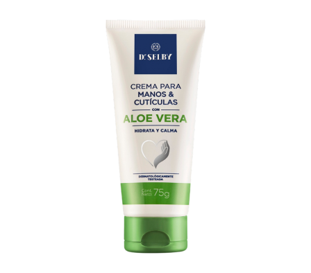DR. SELBY CREMA P/ MANOS Y CUTICULAS CON ALOE VERA 75 ML