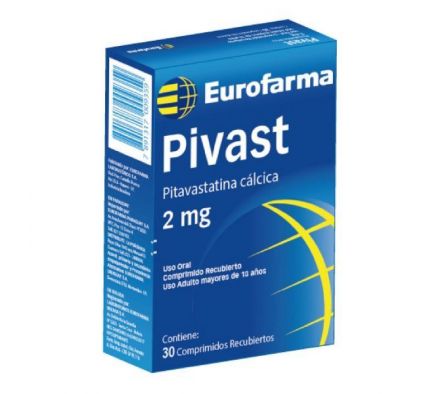 PIVAST 2 MG CAJA X 30 COMP.