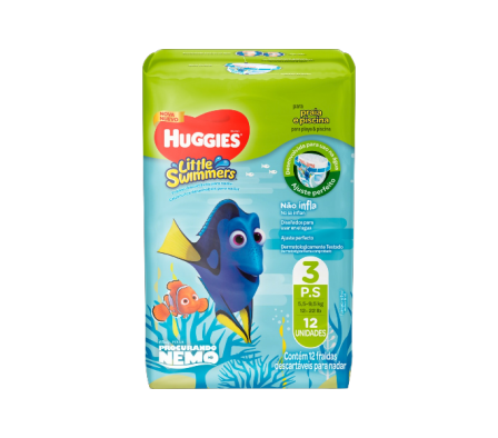 HUGGIES PANT LIT SWIMMERS P X12UNI