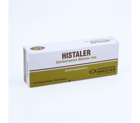 HISTALER 4 MG CAJA X 10 COMP.