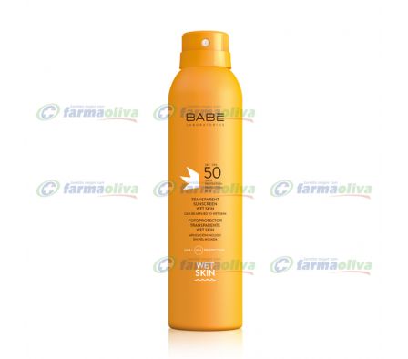 BABE SOLAR SPRAY TRANSPARENTE  50 FPS  200 ML