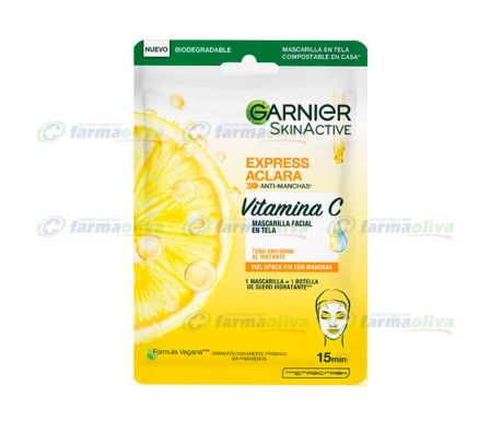 GARNIER SKINACTIVE EXPRESS ACLARA MASCARILLA FACIL