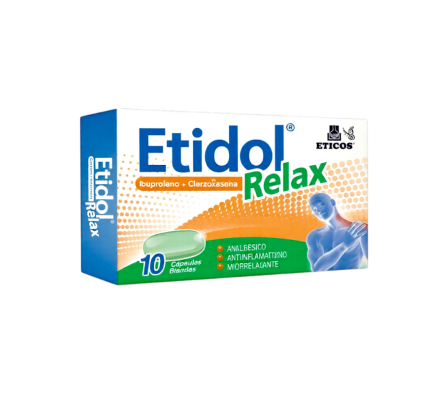 ETIDOL RELAX CAJA X 10 CAPS.
