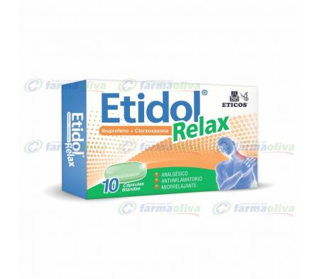 ETIDOL RELAX CAJA X 10 CAPS.