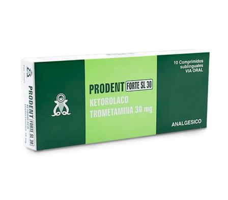 PRODENT FORTE SL 30 MG X 10 COMP