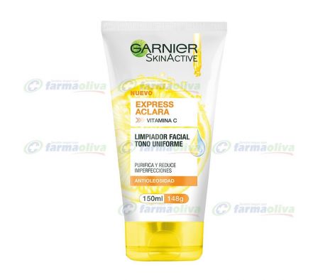 GARNIER SKINACTIVE LIMPIADOR FACIAL EXPRESS ACLARA 150ML