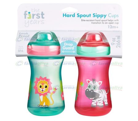 FIRST VASO ANIMALITOS  CON VOQUILLAS  X2UNI