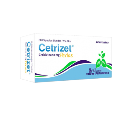CETRIZET PERLAS CAJA X 30 CAPS.