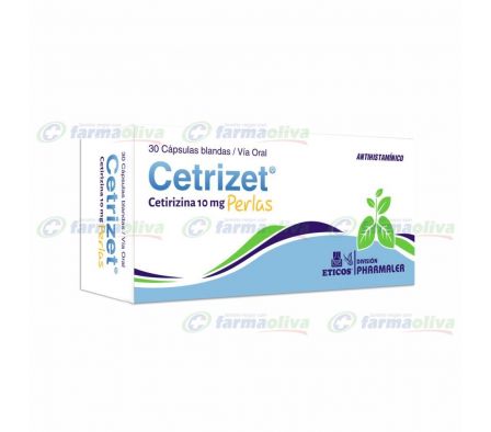 CETRIZET PERLAS CAJA X 30 CAPS.