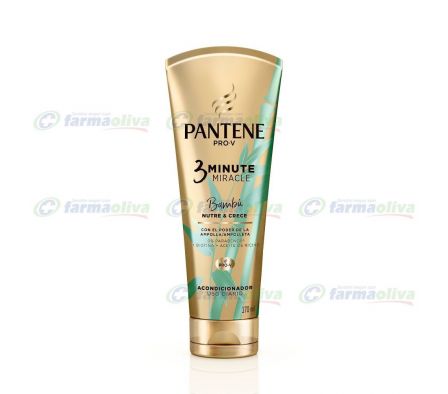 PANTENE 3 MINUTE MIRACLE ACONDICIONADOR BAMBU 170 ML
