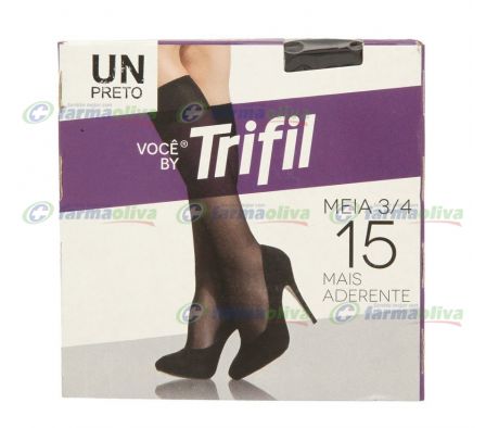 Medias 3/4 Trifil Lycra Negra