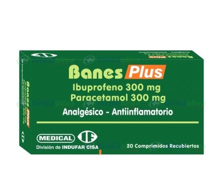 BANES PLUS CAJA X 20 COMP.