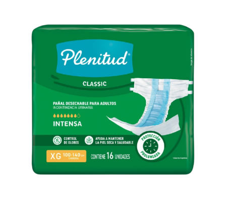 PLENITUD PAÑAL ADUL CLASSIC XG X16UNI