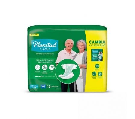 PLENITUD PAÑAL ADUL CLASSIC XG X16UNI