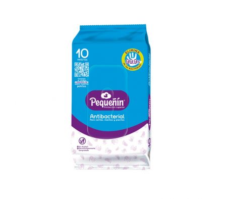 PEQUEÑIN TOALLAS HUMEDAS ANTIBAC 24X10