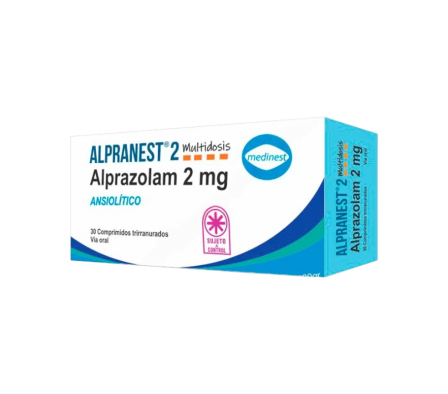 ALPRANEST 2 MG  CAJA X 30 COMP FLEXIDOSIS