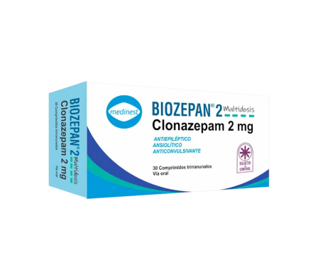 BIOZEPAN 2 MG X 30 COMP FLEXIDOSIS