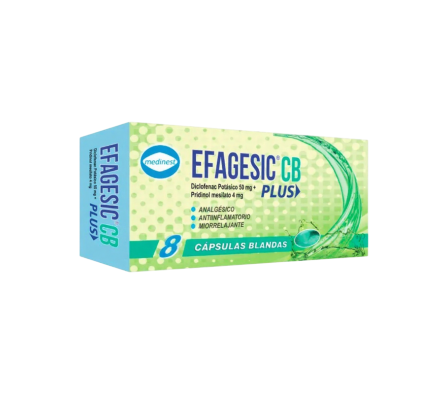 EFAGESIC CB PLUS X 8 CAPS
