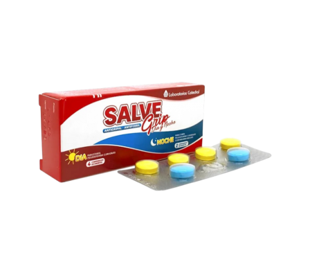 SALVE GRIP DIA Y NOCHE CAJA X 6 COMP.