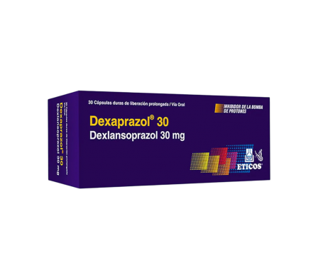 DEXAPRAZOL 30 MG CAJA X 30 CAPS.