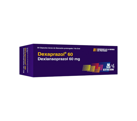 DEXAPRAZOL 60 MG CAJA X 30 CAPS.