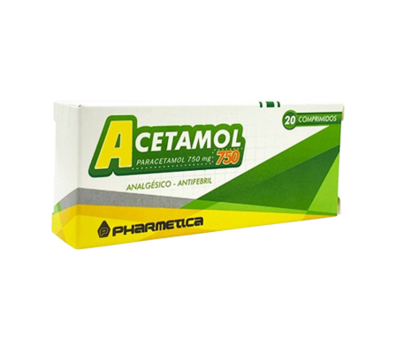 ACETAMOL 750 MG CAJA X 20 COMP.