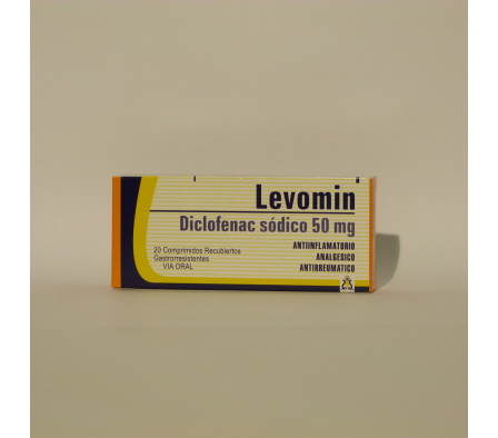 LEVOMIN 50MG GRAG. CAJA X 20