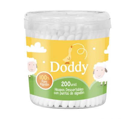 DODDY HISOPOS X200UNIDADES.POTE