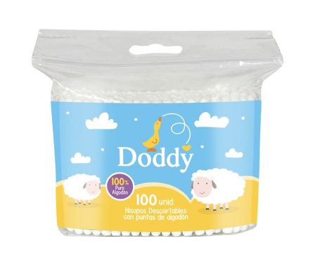 DODDY HISOPOS X100 UNIDADES.PACK REFILL