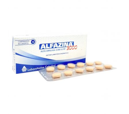 ALFAZINA 3000 MG CAJA X 12 COMPRIMIDOS