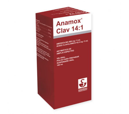 ANAMOX CLAV 14:1 SUSPENCION X 140 ML