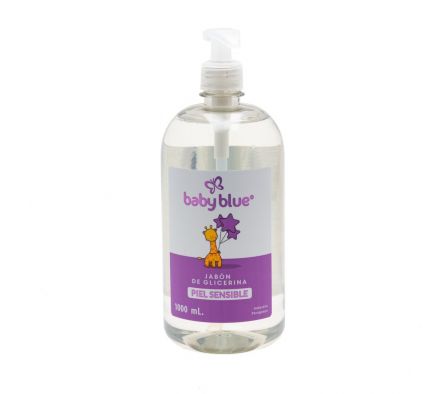 BABY BLUE JABON LIQ GLIC PIEL SENS 1000ML CON BALBULA