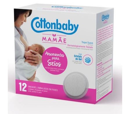 COTTONBABY ABSORVENTE P/SENOS