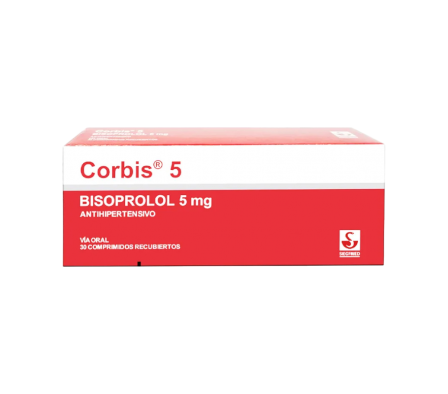 CORBIS 5MG CAJA X 30 COMPRIMIDOS