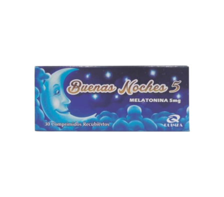 BUENAS NOCHES 5 MG CAJA X 30 COMPRIMIDOS