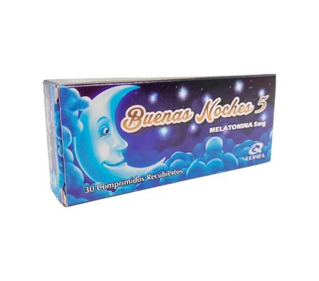 BUENAS NOCHES 5 MG CAJA X 30 COMPRIMIDOS