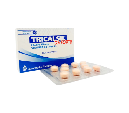 TRICALSIL D3 FORTE CAJA X 30 COMPRIMIDOS MAST.