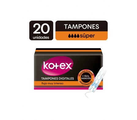 KOTEX TAMPONES X20UNI