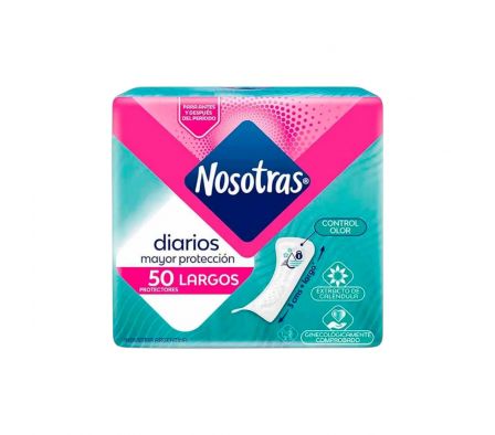 NOSOTRAS PROTECTOR LARGOS CON ALOE 12X50