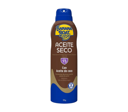 BANANA BOAT ACEITE SECO SPF15 170
