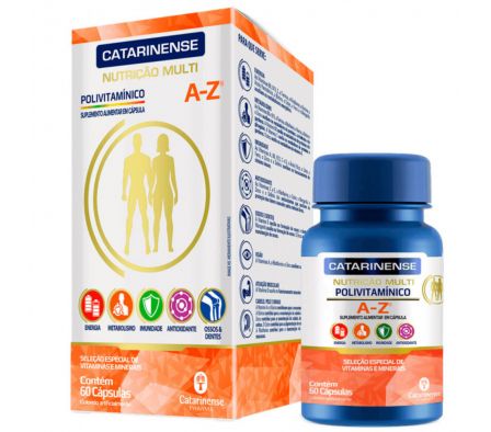 POLIVITAMINICO A-Z CATARINENSE CAJA X 60 CAPS